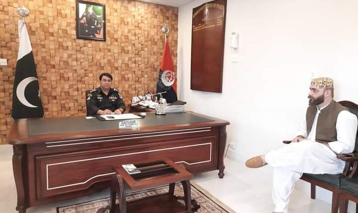 ایس ایس پی آپریشن سے ملک بلال خان بڑیچ کی ملاقات،اہم امور پر گفتگو