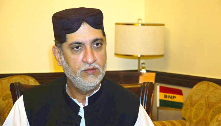 گوادر میں مقامی آبادی کیلئے پینے کا پانی نہیں ہے، اختر مینگل
