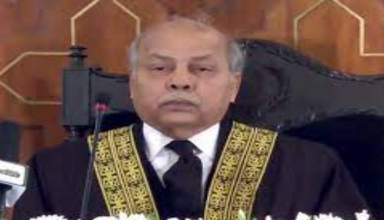 سندھ میں تو موٹر وے بس نام کی ہی ہے، چیف جسٹس آف پاکستان