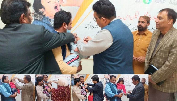 پانچ روزہ مہم کے دوران ضلع بھر میں135050 بچوں کو پولیو سے بچاو کے قطرے پلائے جائیں گے،ڈپٹی کمشنر نصیرآباد