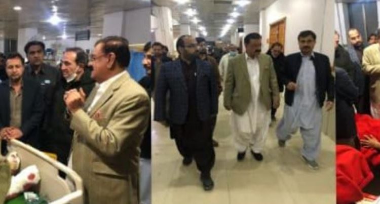 دھماکے میں زخمیوں کو بہتر طبی سہولیات اور علاج فراہم کیا جا رہا ہے،سید احسان شاہ