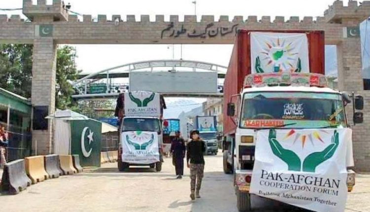 پاکستان کی افغانستان کو امداد، 83ٹن خوراک چمن کے راستے روانہ