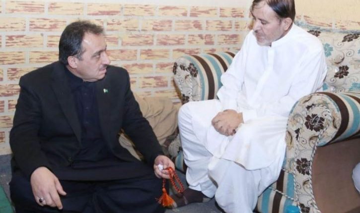 گور نر بلو چستان کی سید بسم اللہ آغا سے ملا قات،صحت یا بی کے لئے نیک خواہشات کا اظہار