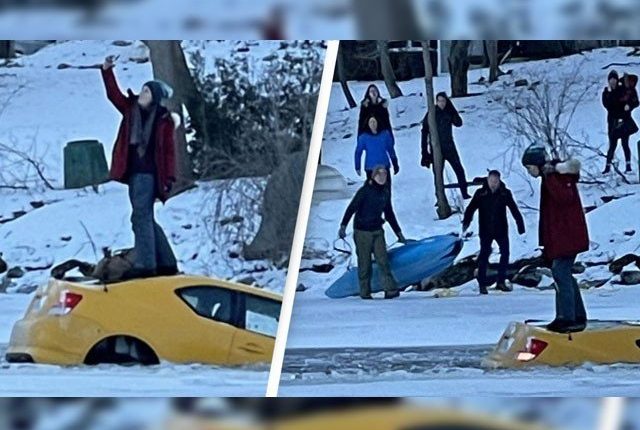 گاڑی ڈوبے پروا نہیں لیکن سیلفی ضروری