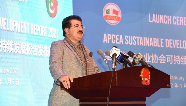 صنعتی ترقی سےپاکستان کو مینوفیکچرنگ سیکٹر میں فروغ حاصل ہوگا،چئیرمین سینیٹ