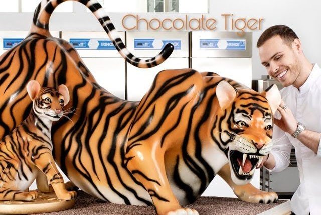 چاکلیٹ سے بنا خونخوار چیتا سوشل میڈیا پروائرل