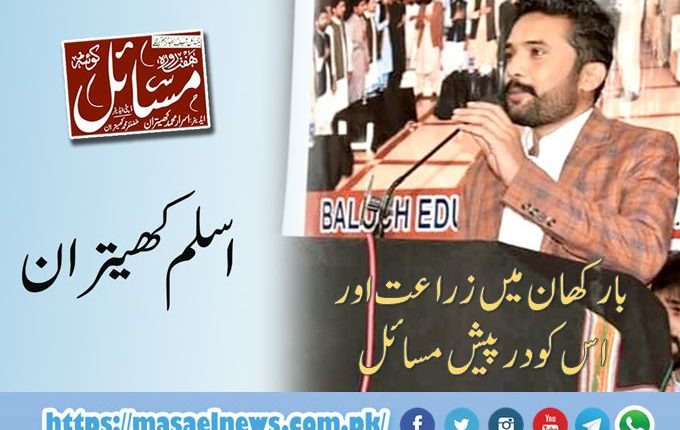 بارکھان میں زراعت اور اس کو در پیش مسائل 