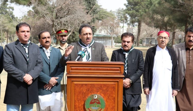 حکومت کی جانب سے بیلین ٹریز سونامی پروگرام ایک شاندار منصوبہ ہے ،گورنر بلوچستان