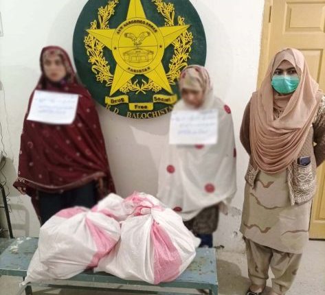 بین الصوبائی منشیات اسمگلنگ گروہ کی دو خواتین گرفتار ,