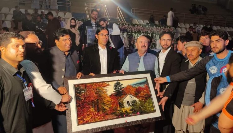 پاکستان ڈائمنڈ جوبلی مارشل آرٹس فیسٹیول اختتام پزیر"بلوچستان کی پہلی پوزیشن،سیکرٹری کھیل عمران گچکی دست مبارک سے انعامات تقسیم کیے