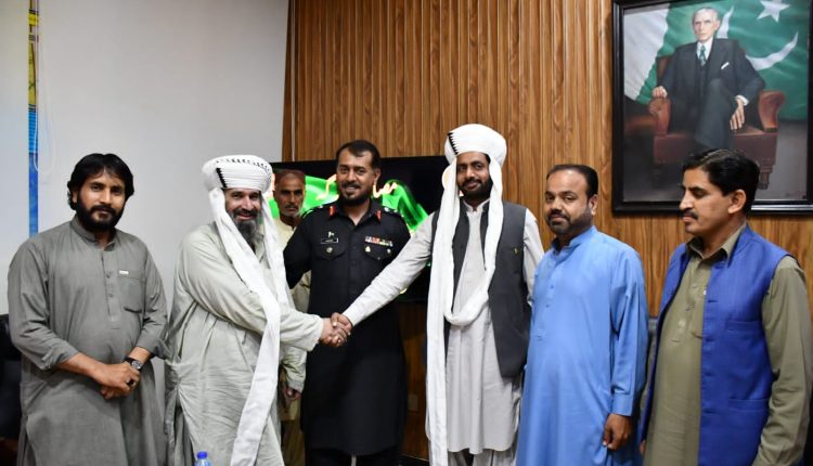 بدامنی کے خاتمے کیلئے فرنٹیئر کور بلوچستان نارتھ کی کاوشیں خوش آئند ہے۔ قبائلی عمائدین