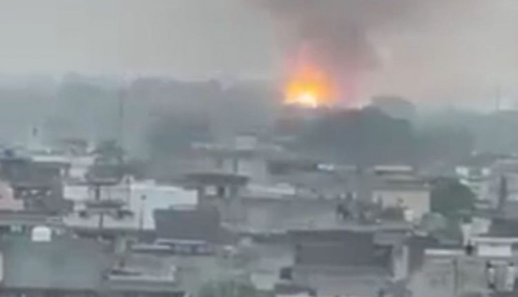 سیالکوٹ گیریژن کے قریب گولہ بارود کے شیڈ میں آگ بھڑک اٹھی