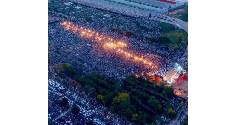 تحریک انصاف کے جلسے میں شرکاء کی تعداد 20لاکھ سے زیادہ تھی ‘پی ٹی آئی رہنما کا دعویٰ