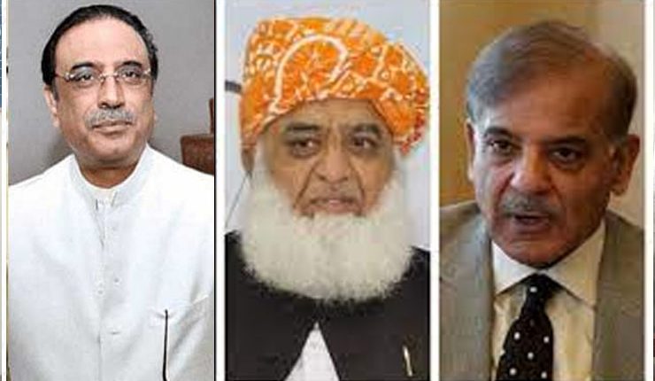 فائنل راؤنڈ شروع ہو گیا آصف زرداری ، شہباز شریف اور فضل الرحمان کی ملاقات طے پا گئی