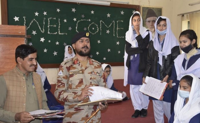 فرنٹیئر کور بلوچستان (نارتھ) کی جانب سے گورنمنٹ گرلز ہائی سکول سبی میں 4 کلاس رومز کی تعمیر و آرائش کا کام مکمل کرلیا گیا۔