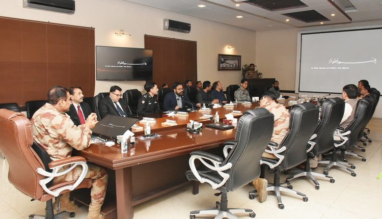 ہیڈکوارٹرز فرنٹیئرکور بلوچستان (نارتھ) کوئٹہ میں یوم علی اور رمضان المبارک کے حوالے سے آئی جی ایف سی بلوچستان(نارتھ) کے زیر صدارت خصوصی سیکیورٹی اجلاس