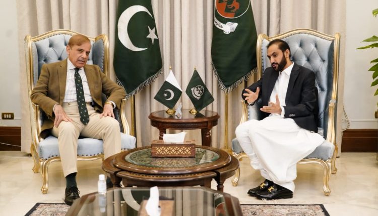 وزیراعظم محمد شہباز شریف سے وزیراعلئ بلوچستان میر عبدالقدوس بزنجو کی ون آن ون ملاقات