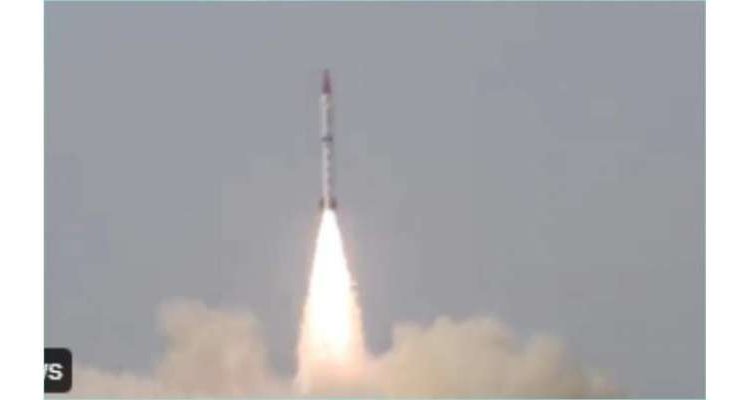 زمین سے زمین تک مار کرنیوالے شاہین تھری کا کامیاب تجربہ