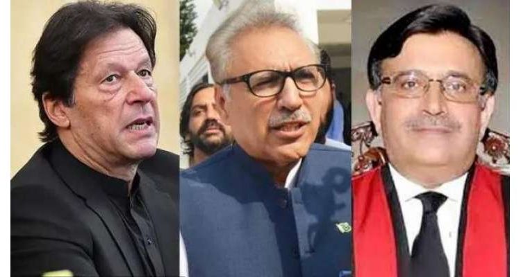عمران خان نے دھمکی آمیز مراسلے کیلئے صدر اور چیف جسٹس کو خط لکھ دیا