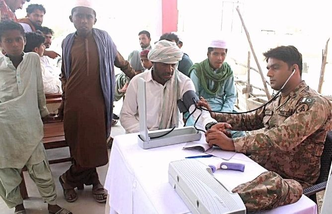 کلاتو اور جیونی کی عوام کے لیے پاکستان آرمی کی طرف سے فری میڈیکل کیمپ کاانعقاد