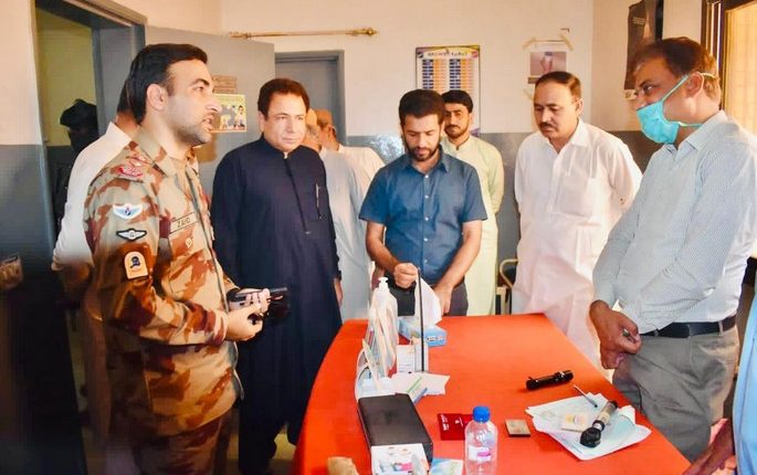 تربت: ایف سی بلوچستان ساؤتھ کی جانب سے تفتان کےعلاقہ میں فری میڈیکل کیمپ کا انعقاد کیا گیا