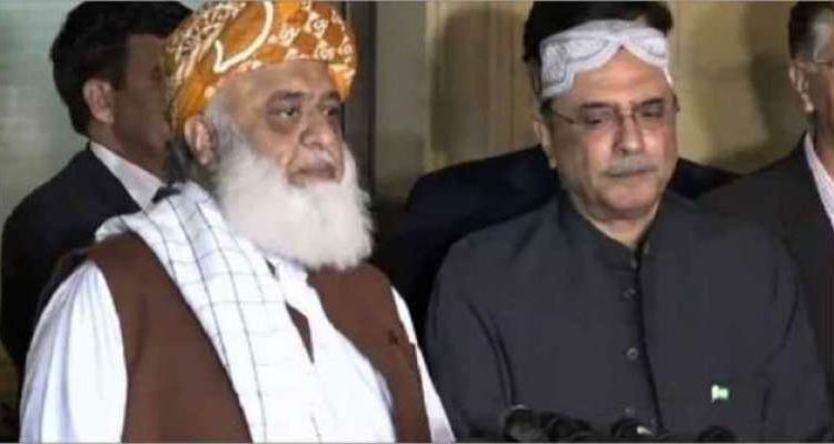 آصف علی زرداری کی مولانا فضل الرحمان سے ملاقات