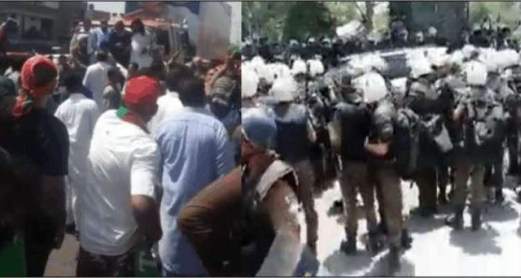 پولیس نے بتی چوک سے متعدد پی ٹی آئی کارکنان کو گرفتار کر لیا