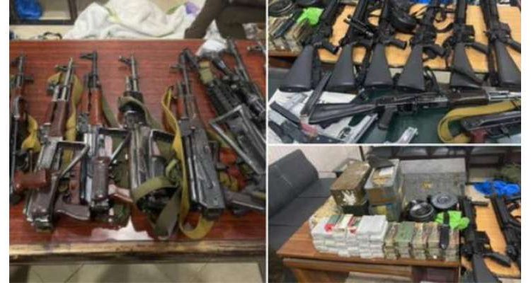 لاہور میں پی ٹی آئی کے مقامی عہدیدار کے گھر سے بھاری اسلحہ برآمد