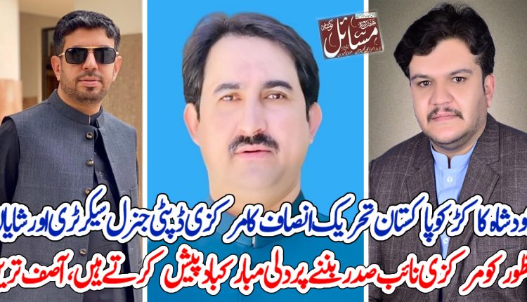 داود شاہ کاکڑ کو پاکستان تحریک انصاف کا مرکزی ڈپٹی جنرل سیکرٹری اور شایان منظور کو مرکزی نائب صدر بننے پر دلی مبارکباد پیش کرتے ہیں،آصف ترین
