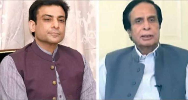 پرویز الٰہی اور حمزہ شہباز ایک ہی روسٹرم پر کھڑے تھے لیکن ایک دوسرے سے بات نہیں کی