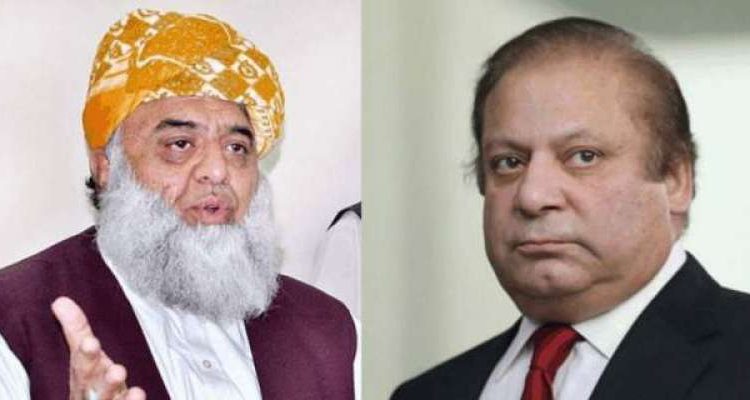 فضل الرحمان اور نواز شریف کا ٹیلی فونک رابطہ‘ قومی اسمبلی تحلیل نہ کرنے پر اتفاق