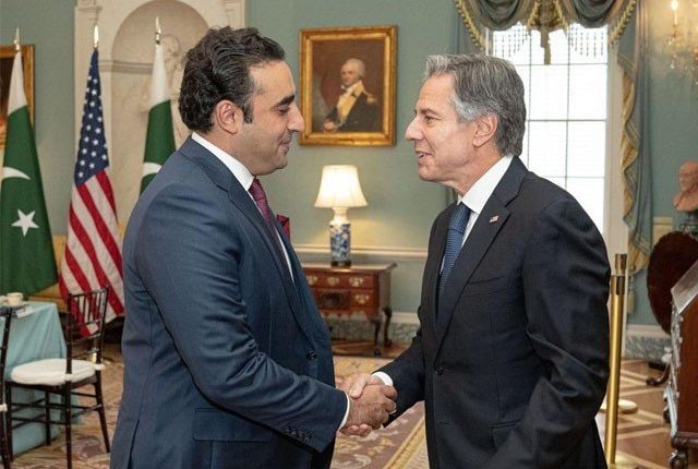 پاک امریکا وزرائے خارجہ ملاقات، سیلاب متاثرین کیلیے مزید ایک کروڑ ڈالر امداد کا اعلان