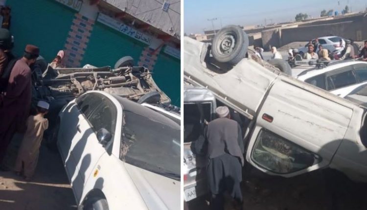 چمن بائی پاس روڈ پر پک اپ گاڑی الٹنے سے چار سکول کے بچے جا ںبحق دو افراد زخمی