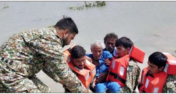 پاک فوج کے جوانوں کی بروقت کارروائی ،دادو گرڈ اسٹیشن کو ڈوبنے سے بچالیا گیا