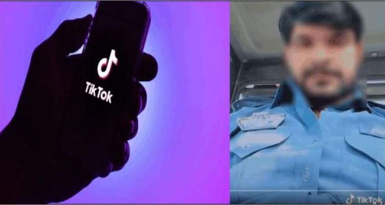 لاہور میں ٹریفک پولیس اہلکار خواتین کی ویڈیوز بنا کر ٹک ٹاک پر اپلوڈ کرنے لگا