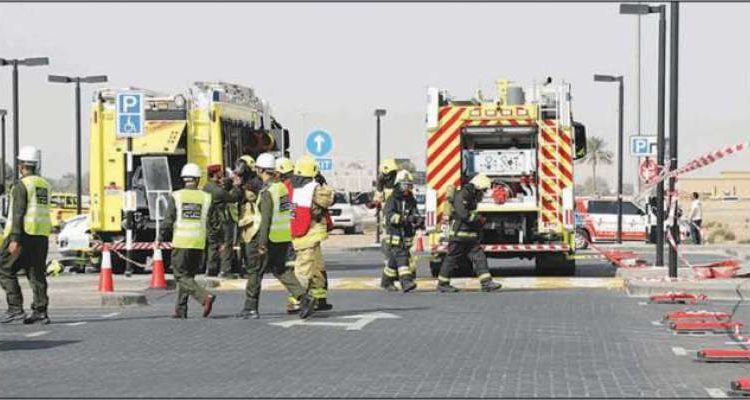 ابوظہبی میں زیر تعمیر کثیر منزلہ عمارت گرگئی