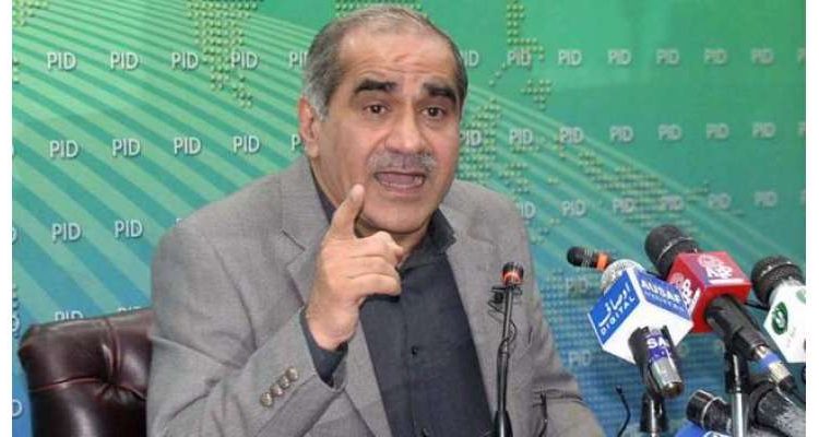 ملک میں سیلاب آیا ہے اور عمران خان لانگ مارچ کی باتیں کر رہے ہیں،خواجہ سعد رفیق
