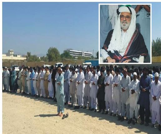 تربت ،معروف بلوچ قوم دوست سیاسی رہبر میر مستی خان کی غائبانہ نماز جنازہ اداکردی گئی
