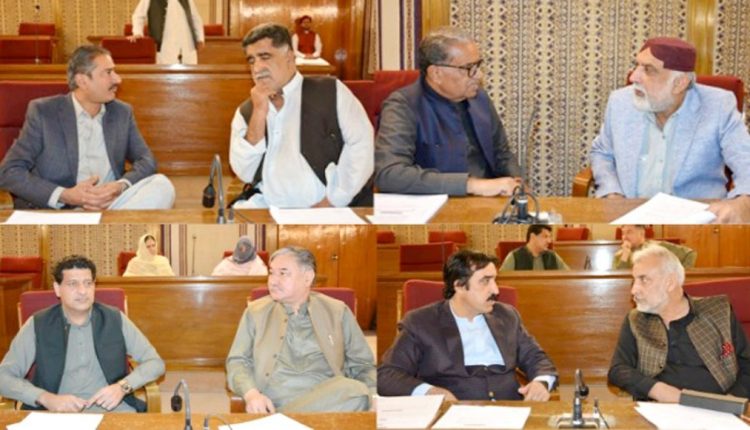 بلوچستان اسمبلی اجلاس، امان و امان کی تشویشناک صورتحال پر حکام بالا کو طلب کرلیا گیا