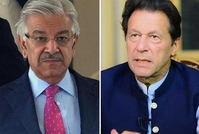 خواجہ آصف کیخلاف ہرجانے کا کیس عمران خان پر دوسری مرتبہ جرمانہ عائد