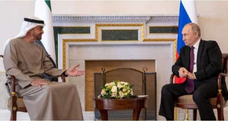 یوکرین بحران کا پرامن حل تلاش کرنے کی کوششیں، اماراتی صدر روس پہنچ گئے