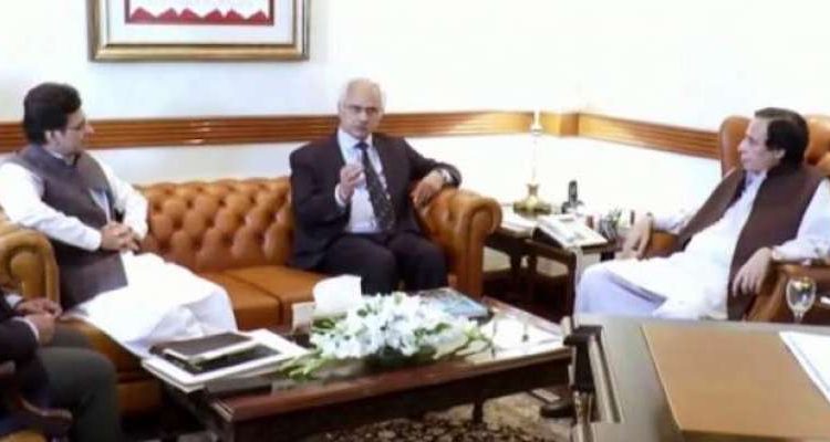 چودھری پرویزالہی سے وائس چانسلر گورنمنٹ کالج یونیورسٹی لاہورکی ملاقات