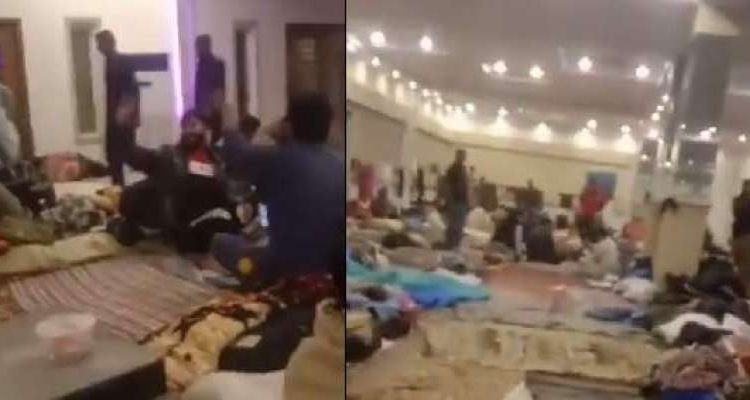 لانگ مارچ، ناقص کھانا کھلانے پر پنجاب پولیس نے ’دال اے، دال اے، صبح شام دال اے‘ کے نعرے لگا دیے