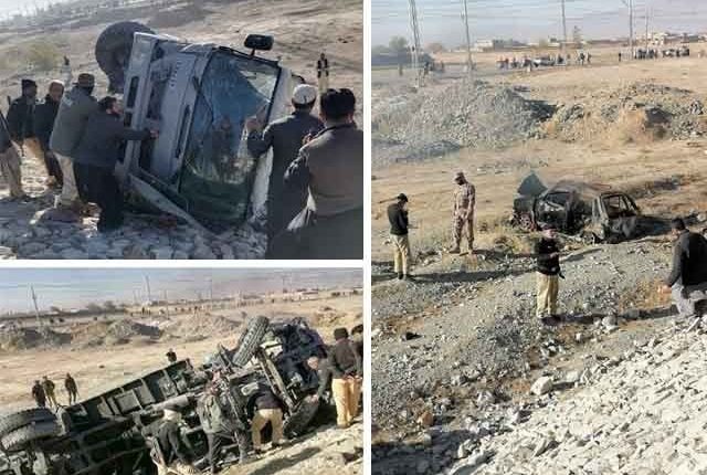 کوئٹہ؛ پولیس ٹرک پر خودکش حملہ، 2 افراد جاں بحق، اہلکاروں سمیت 24 زخمی