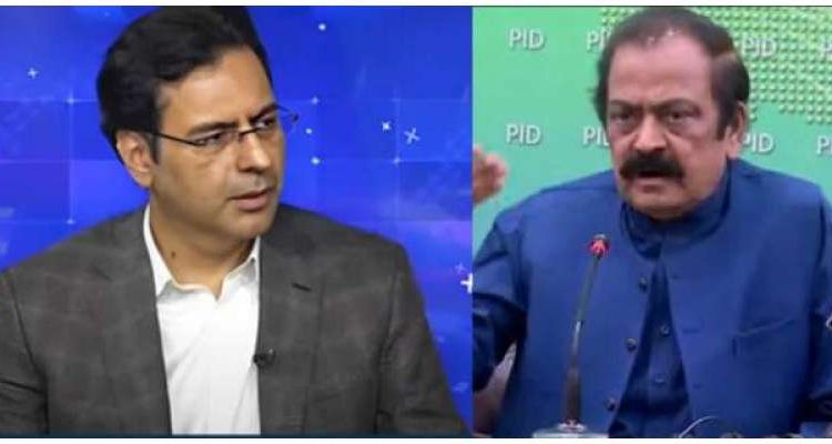 رانا ثناء اللہ کا مونس الٰہی کے انٹرویو پر اداروں سے وضاحت کا مطالبہ