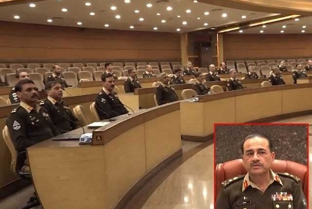 عوام کی امنگوں کے مطابق دہشت گردی کی لعنت کو ختم کیا جائے گا، کور کمانڈرز کانفرنس