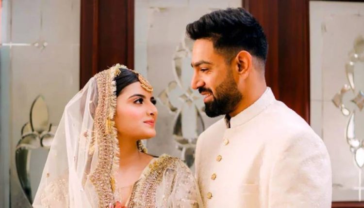 نکاح والے دن اہلیہ مزنا کے آگے ہاتھ کیوں جوڑے ؟ حارث رؤف نے بتادیا
