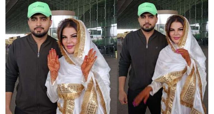 راکھی ساونت کا ہنی مون سے قبل عمرہ ادا کرنے کا فیصلہ