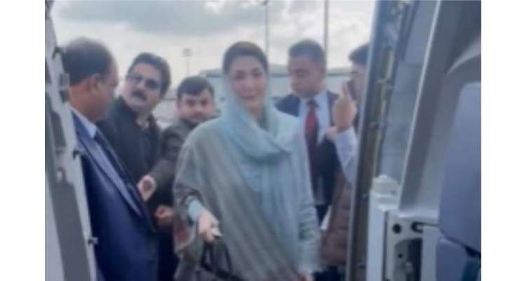 مریم نواز کے طیارے میں میڈیکل ایمرجنسی