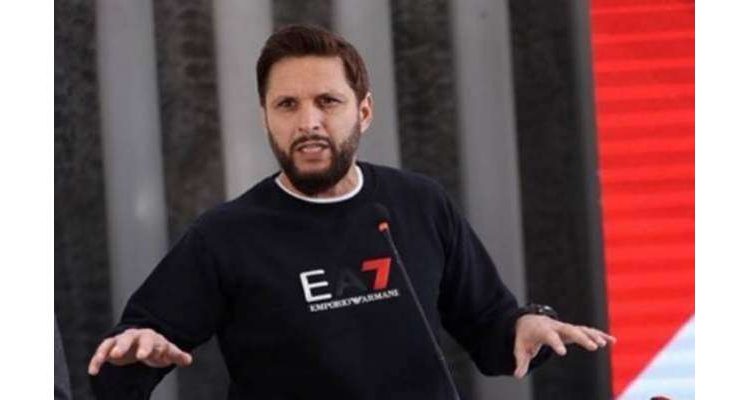 لیجنڈز لیگ،شاہد آفریدی کا جوا کھیلنے والی کمپنی کی شرٹ پہننے سے انکار